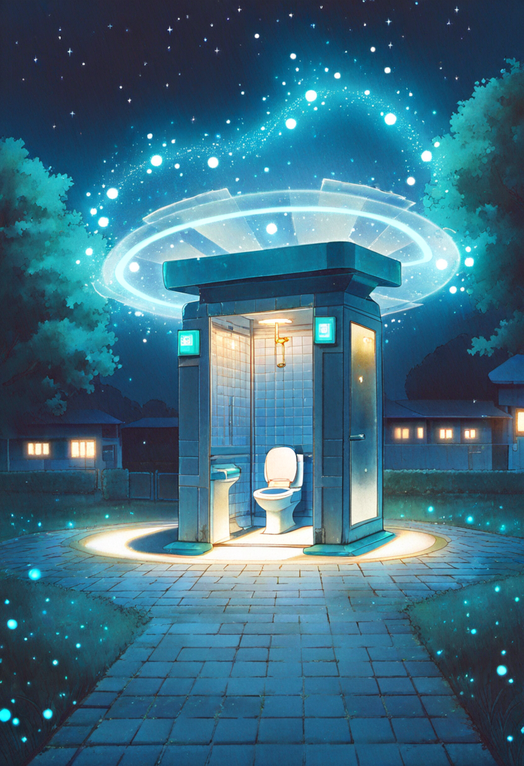近未来のトイレ