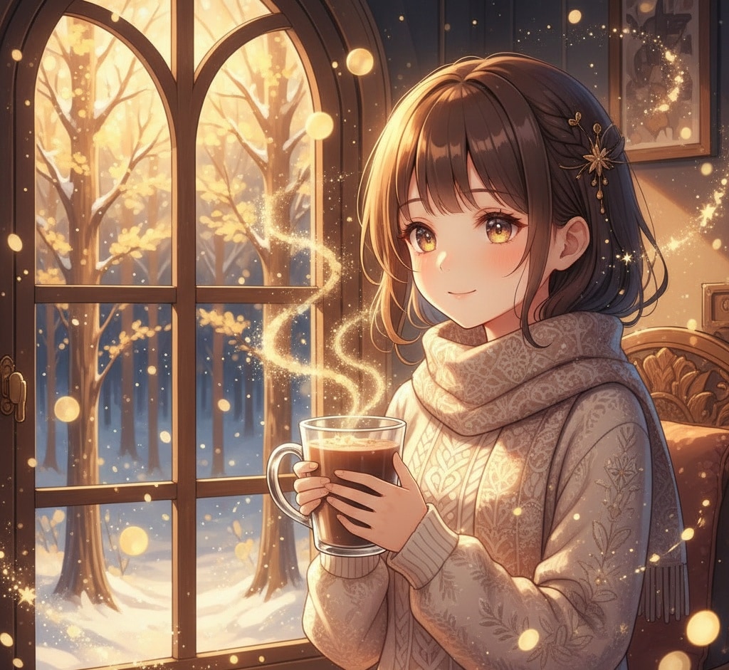 黄金の粉雪と魔法の休息