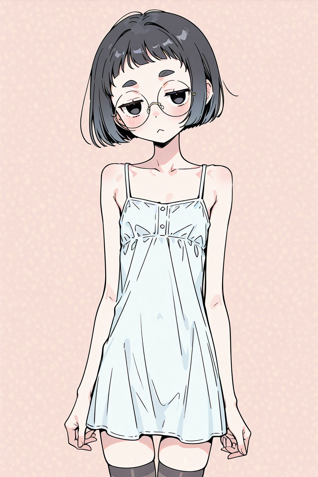ジトめがねちゃん | の人気AIイラスト・グラビア