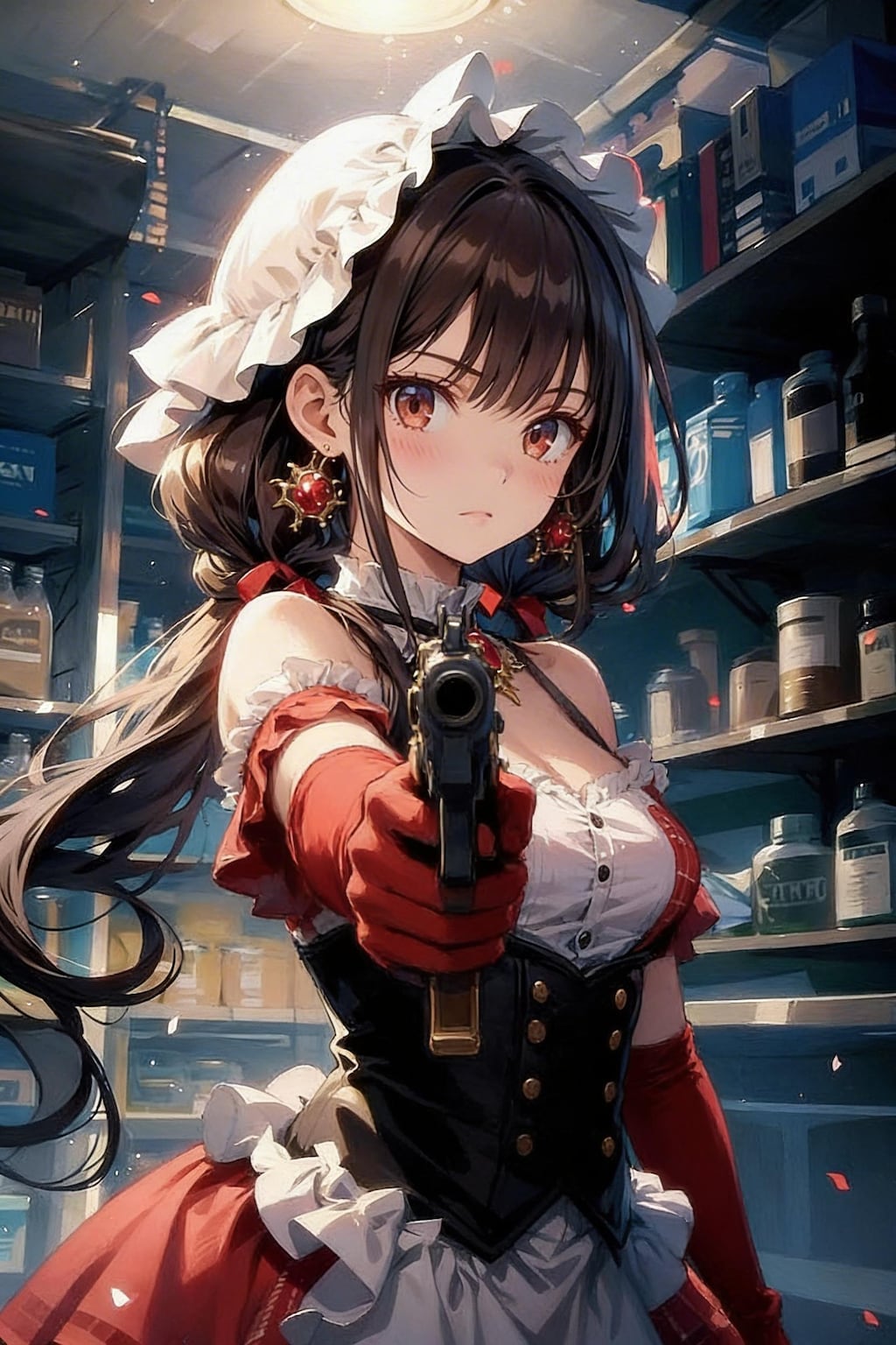 TOPAZ+αで絵海ちゃん(紅いエルボーグローブ)