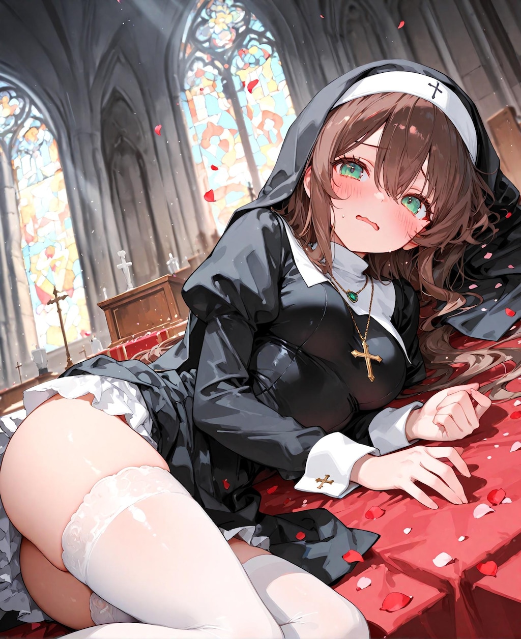 疑惑のシスター少女