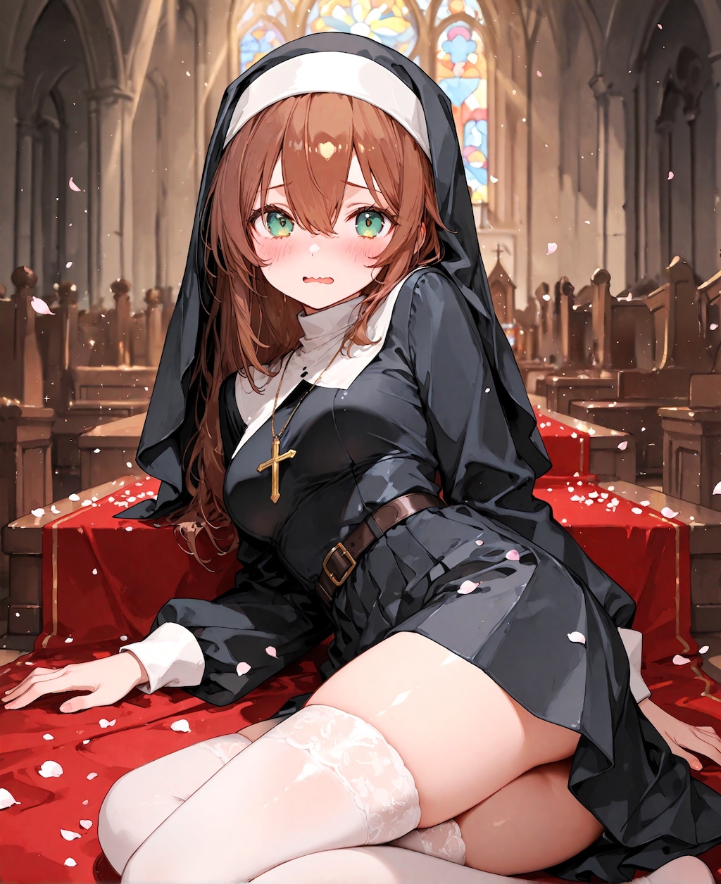 疑惑のシスター少女