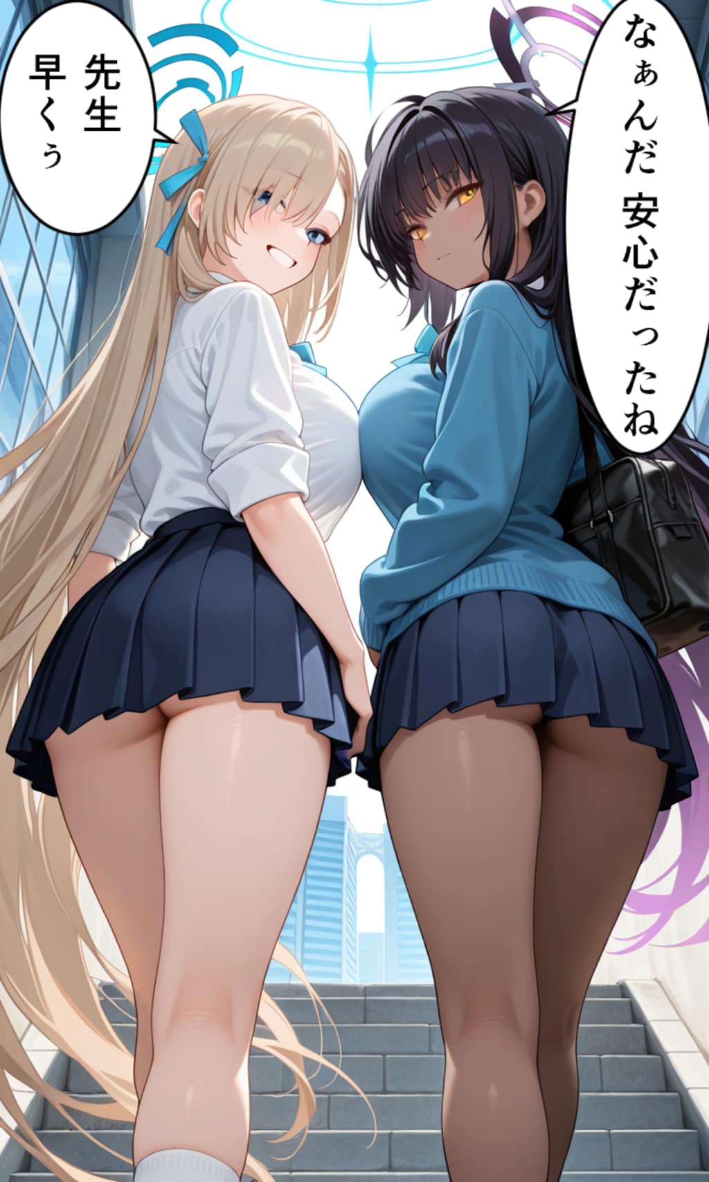 アスナとカリン　先生にならねば