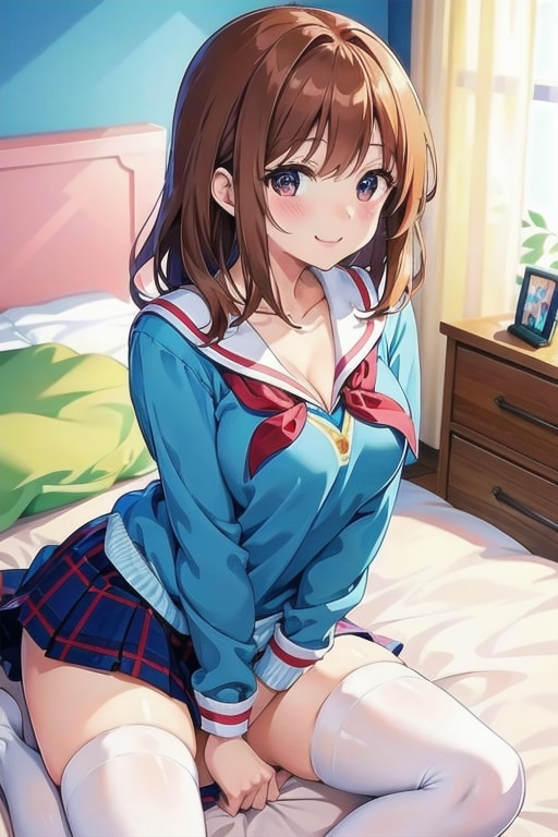 女の子の部屋、初めてなんだ❓