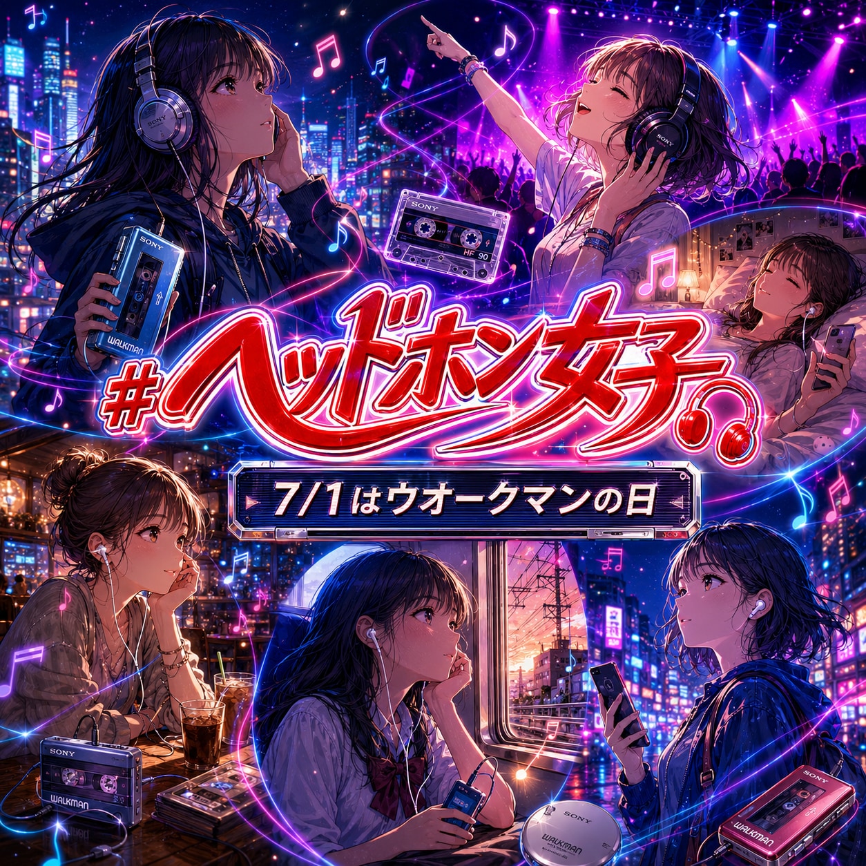 【ヘッドホン女子】煩悩主催企画第2弾「ヘッドホン女子」スタートしました、今回も投稿よろしくお願いします！