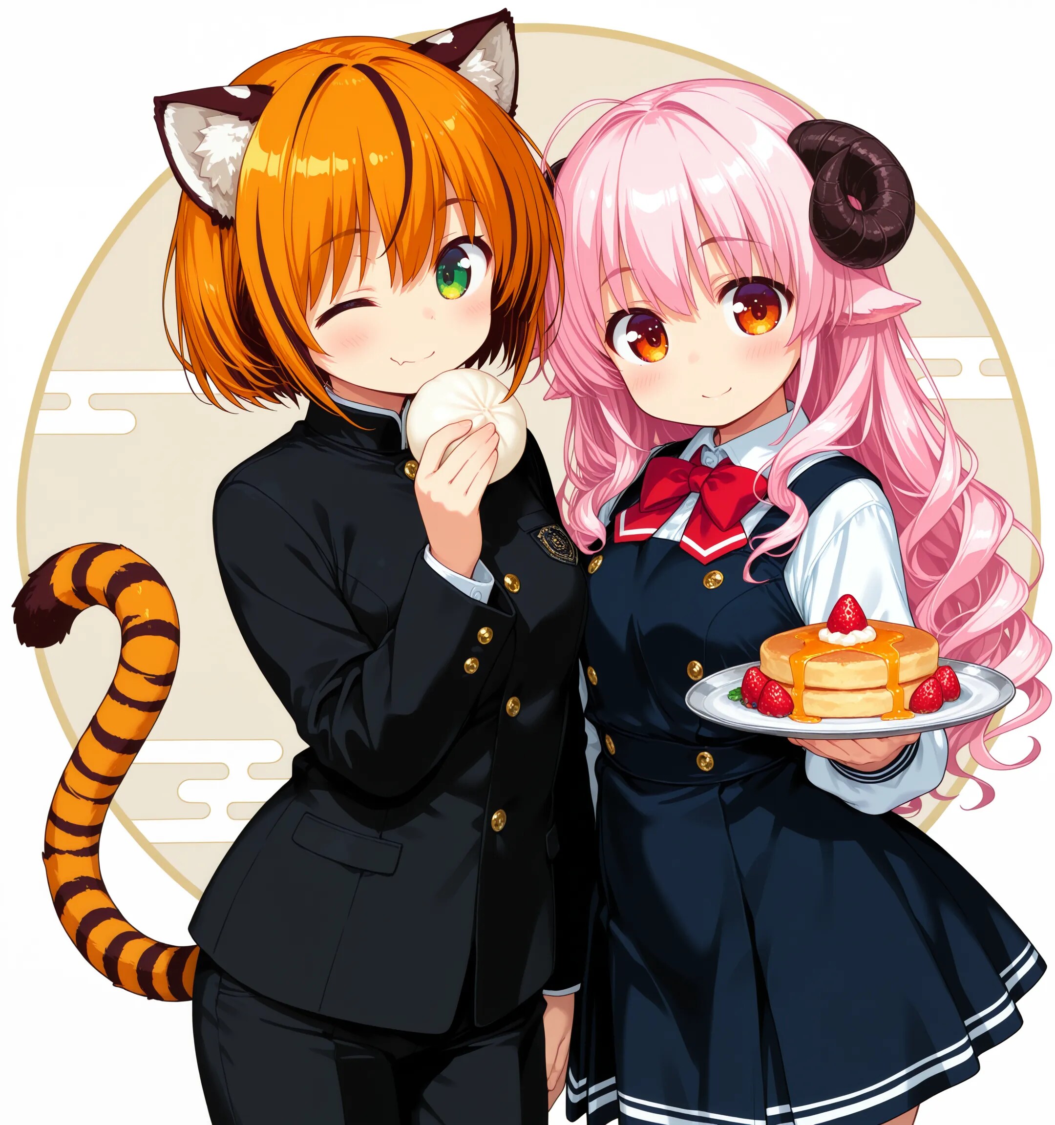 1月25日 中華まんの日、ホットケーキの日、菅公学生服の日 | の人気AIイラスト・グラビア