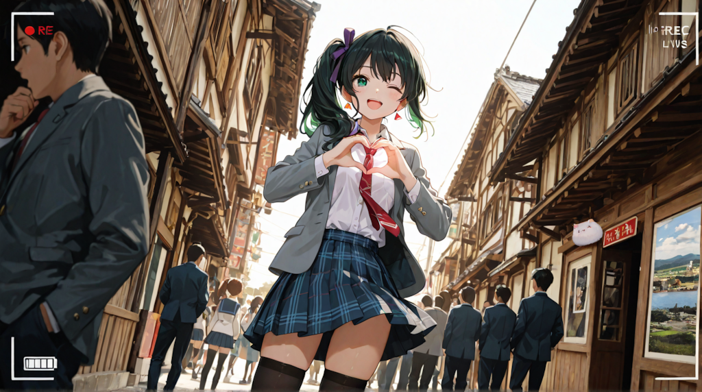 真島幸乃さん私服＆制服！