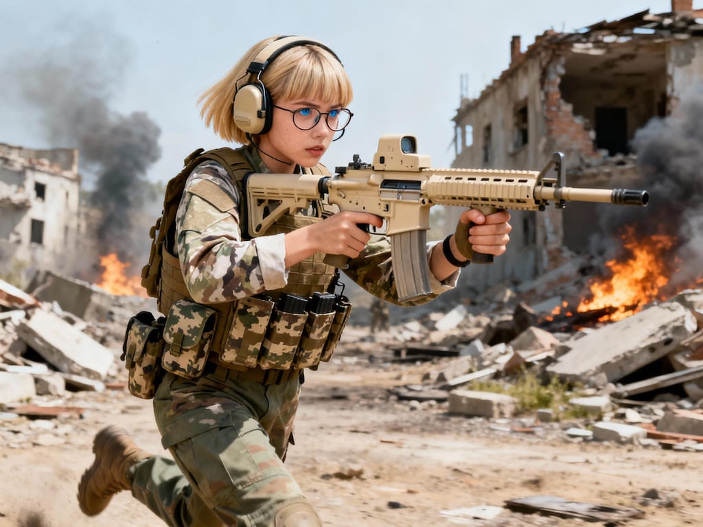 おかっぱ突撃(リアル版／Seedreamお試し)