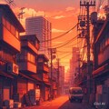 夕方の路地裏 2枚目