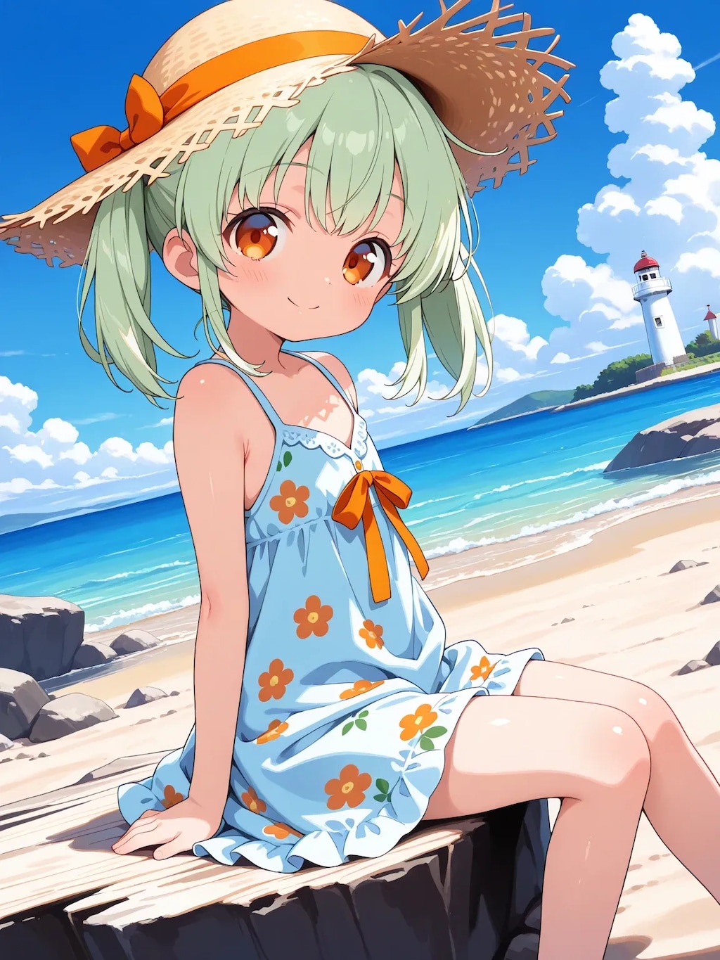 麦わらりおちゃん