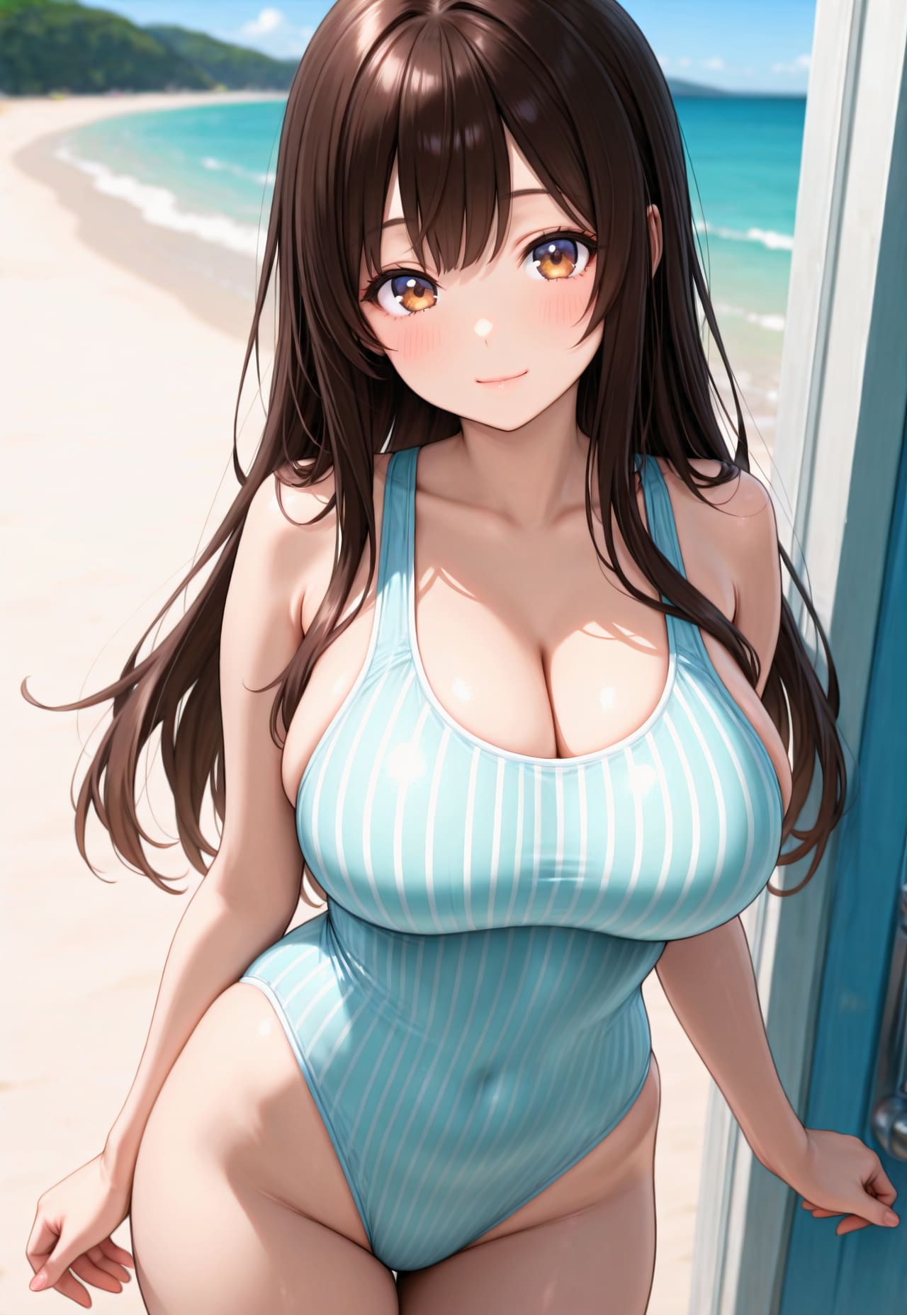 1317（水色の水着）