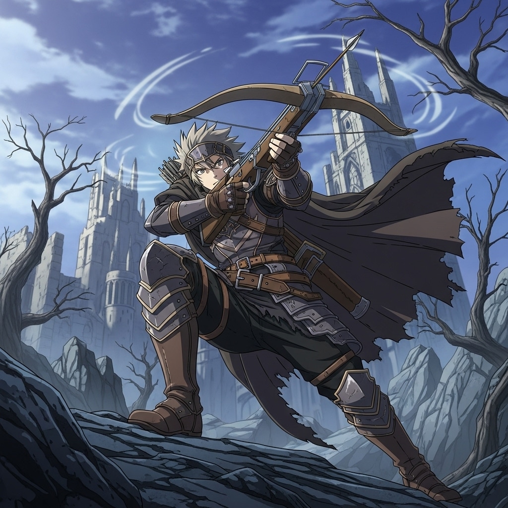 クロスボウの冒険者