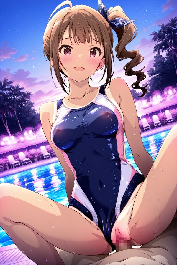 競泳水着小麦娘