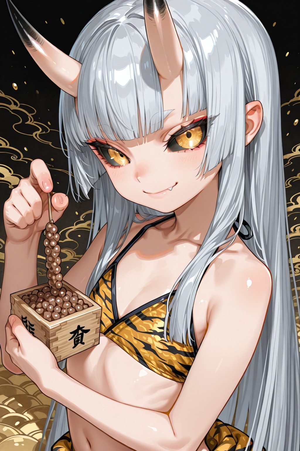 豆の正解がわからない（鬼なので）