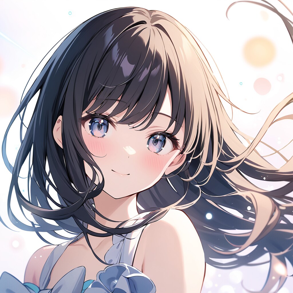 きれいな黒髪のかわいい君