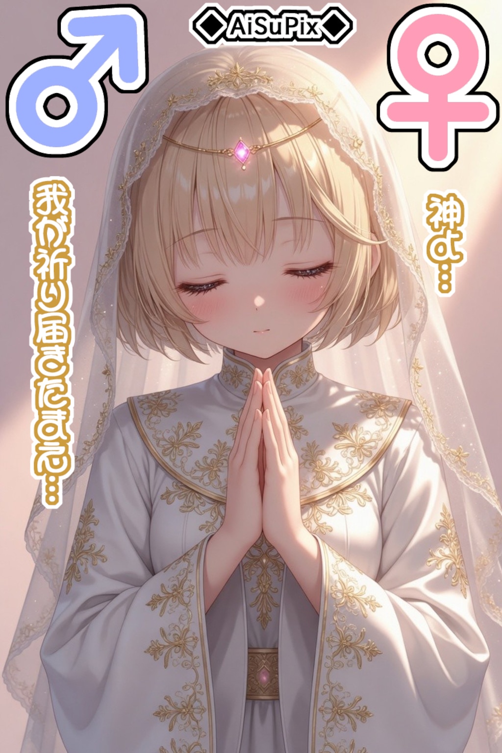💙AiSuPix／可愛い聖女様💙