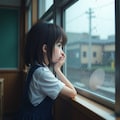 物憂げな女子高生 7枚目