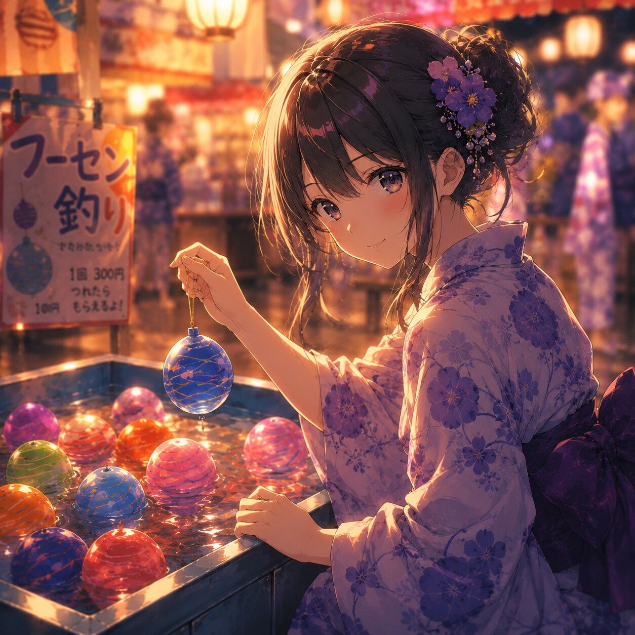 お祭り女子