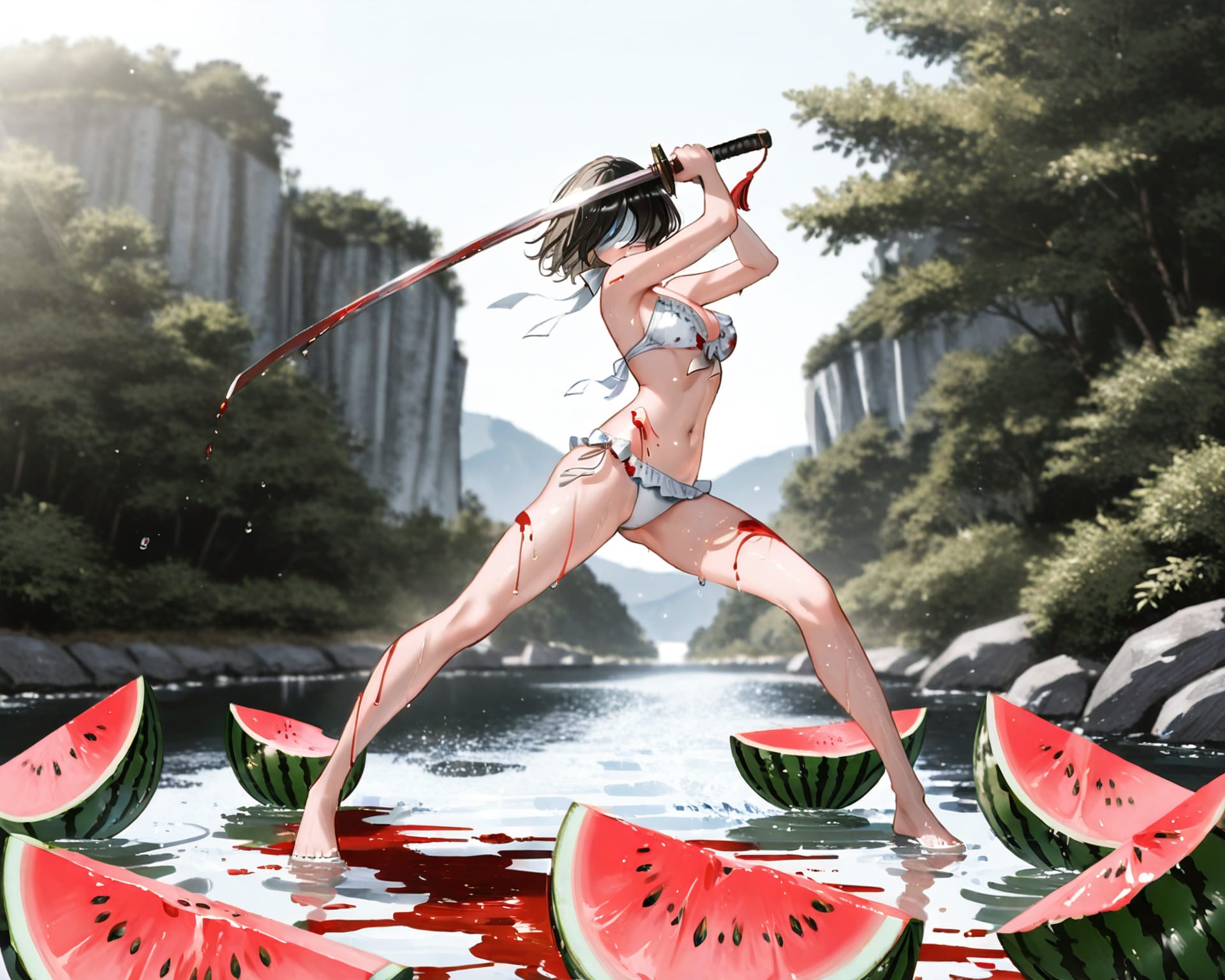 スイカ割り？