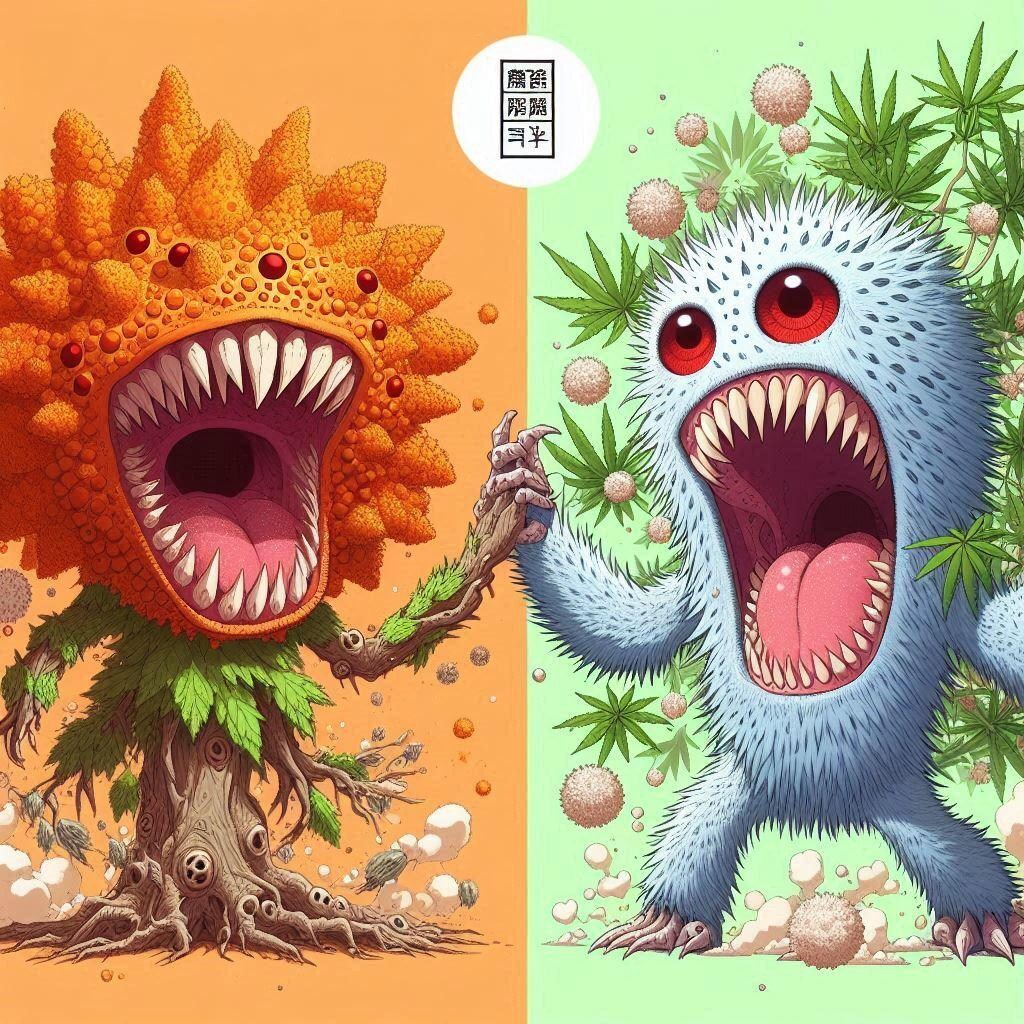 杉花粉対白樺花粉