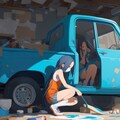 夢莉のトラックチャレンジ♪ 2枚目