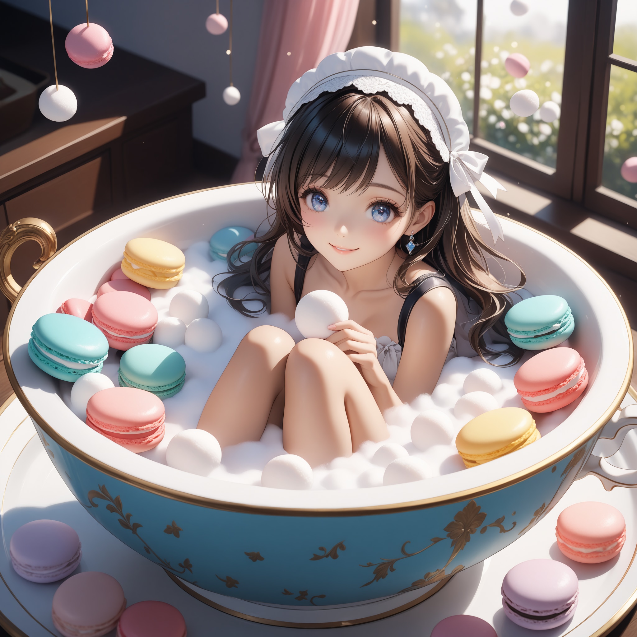 ティーカップの中 | の人気AIイラスト・グラビア