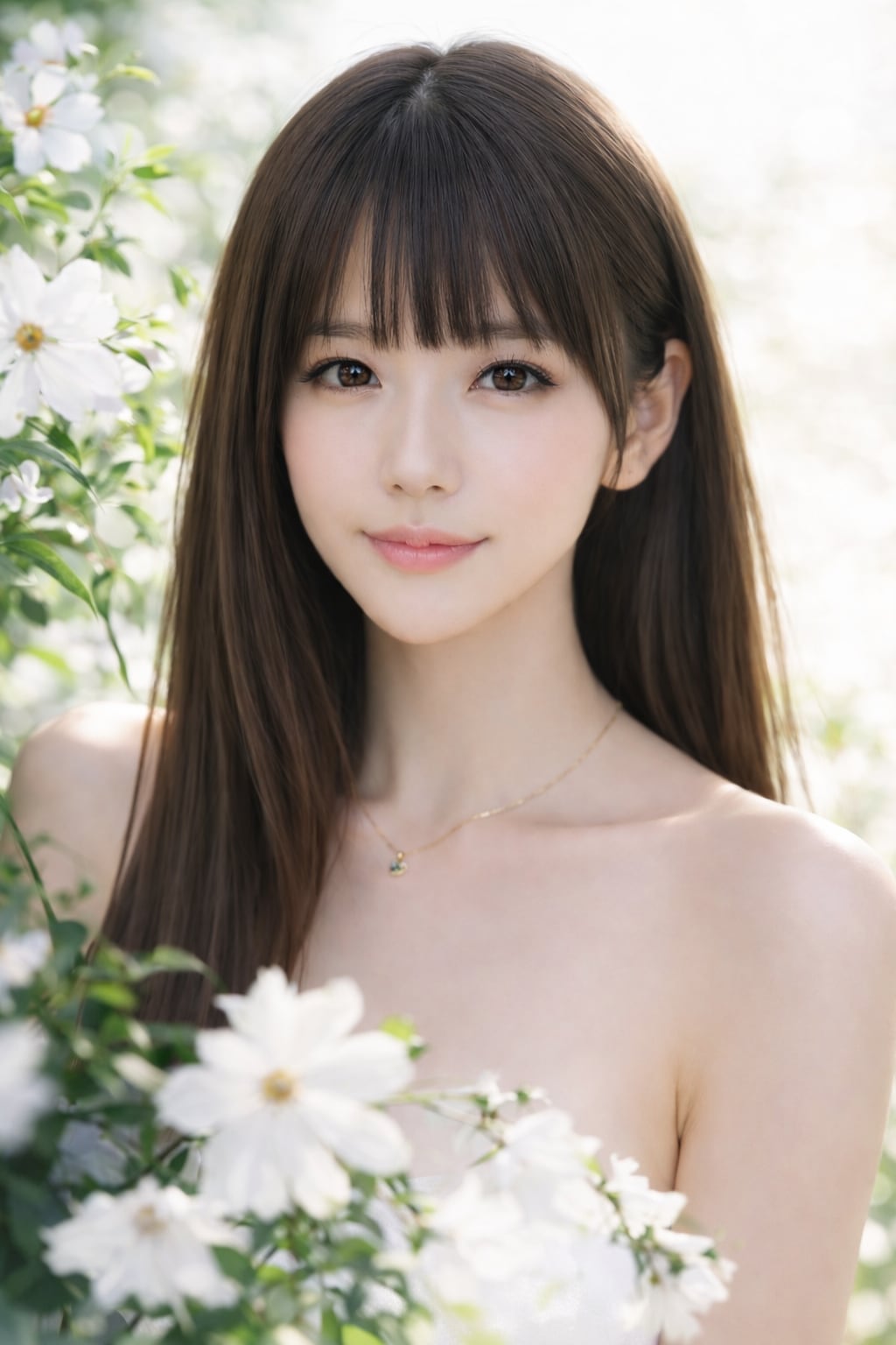 今日のチャッピー｜白花の小径