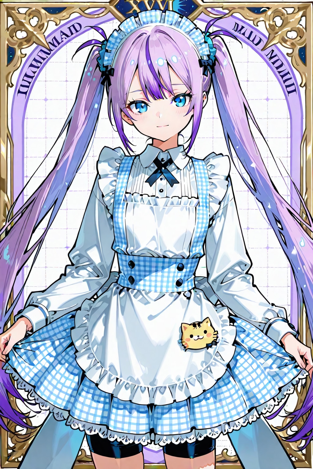 絵梨奈ちゃんをタロットカード風のイラストにしてみました❗️ | の人気AIイラスト・グラビア