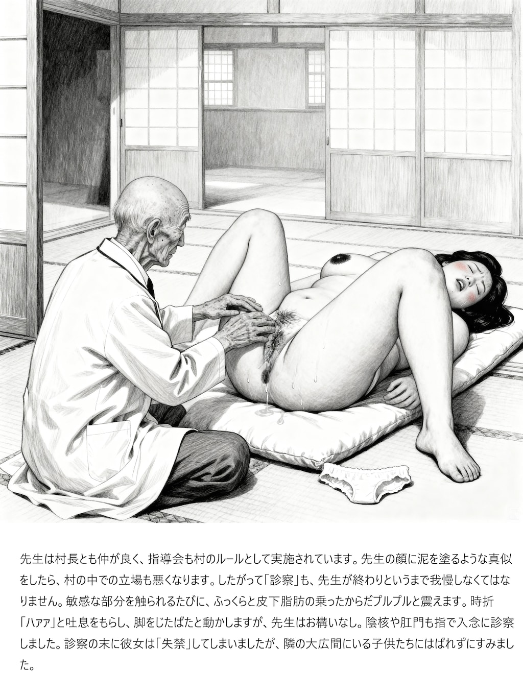 昭和の田舎の母乳指導