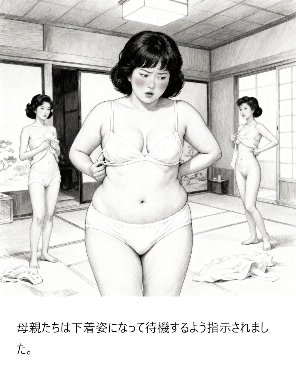 昭和の田舎の母乳指導