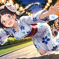 浴衣のこよみちゃん 2枚目