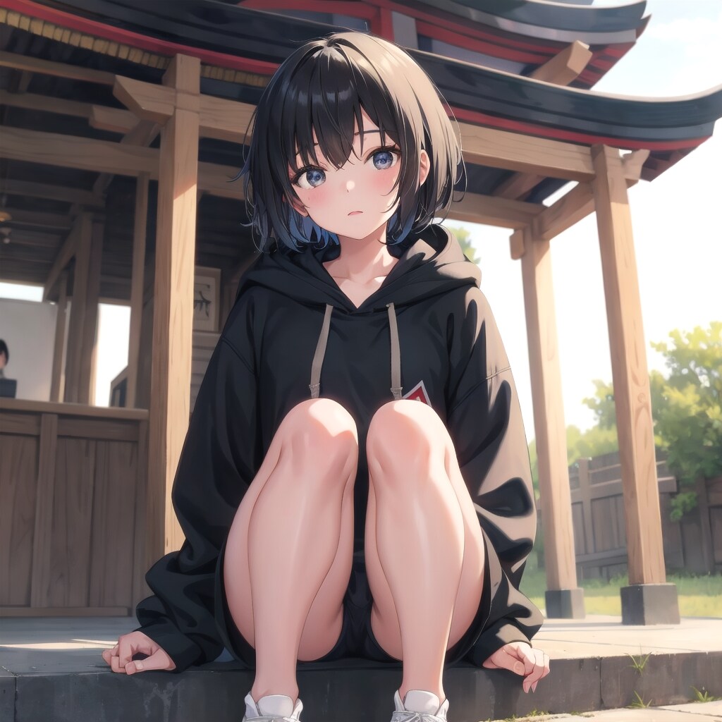 叶わぬ時の神頼みしても…もぅ、カラス君と一緒に帰っちゃおう。
