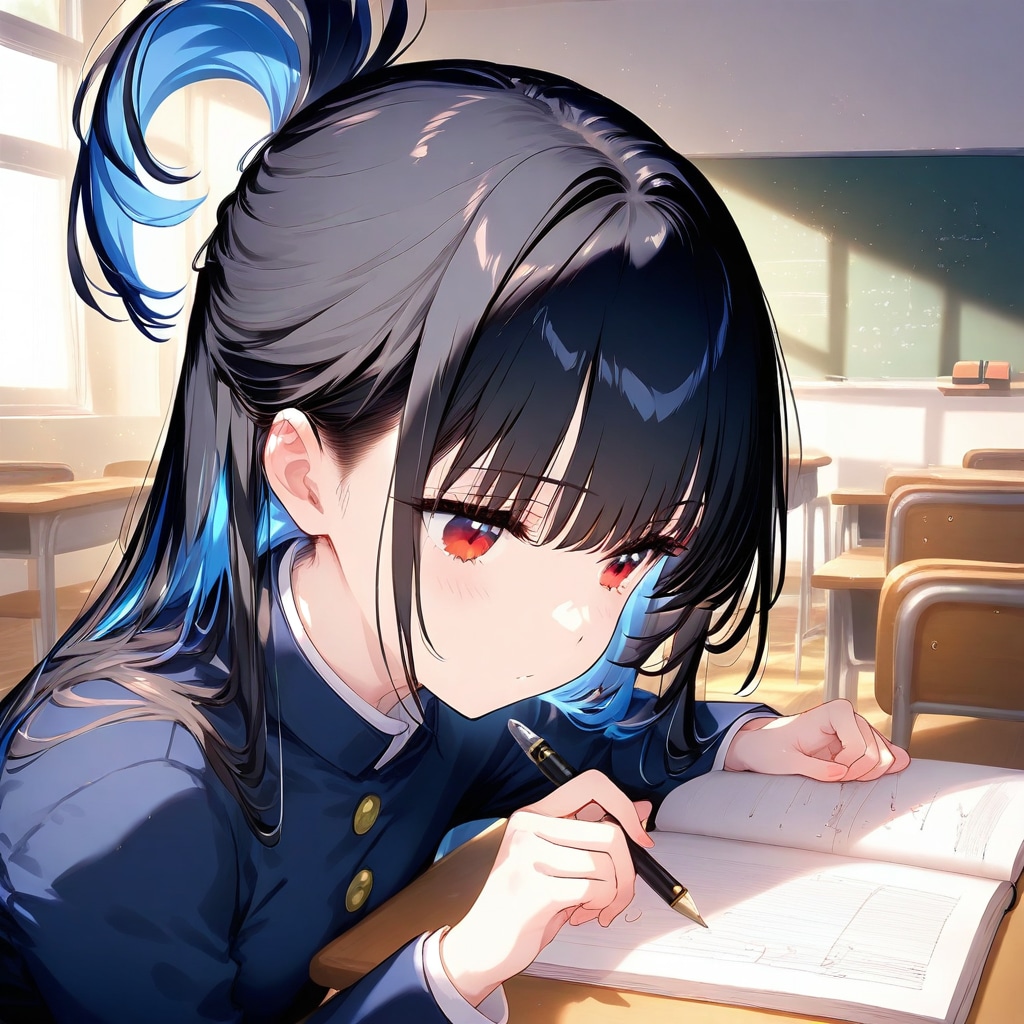 数学の問題を解くジュベリアン