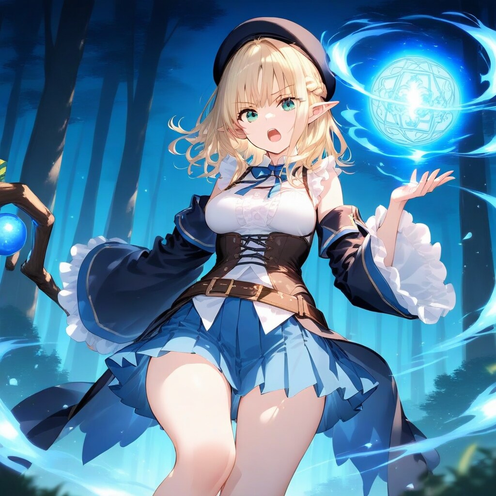 エルフちゃんの魔法