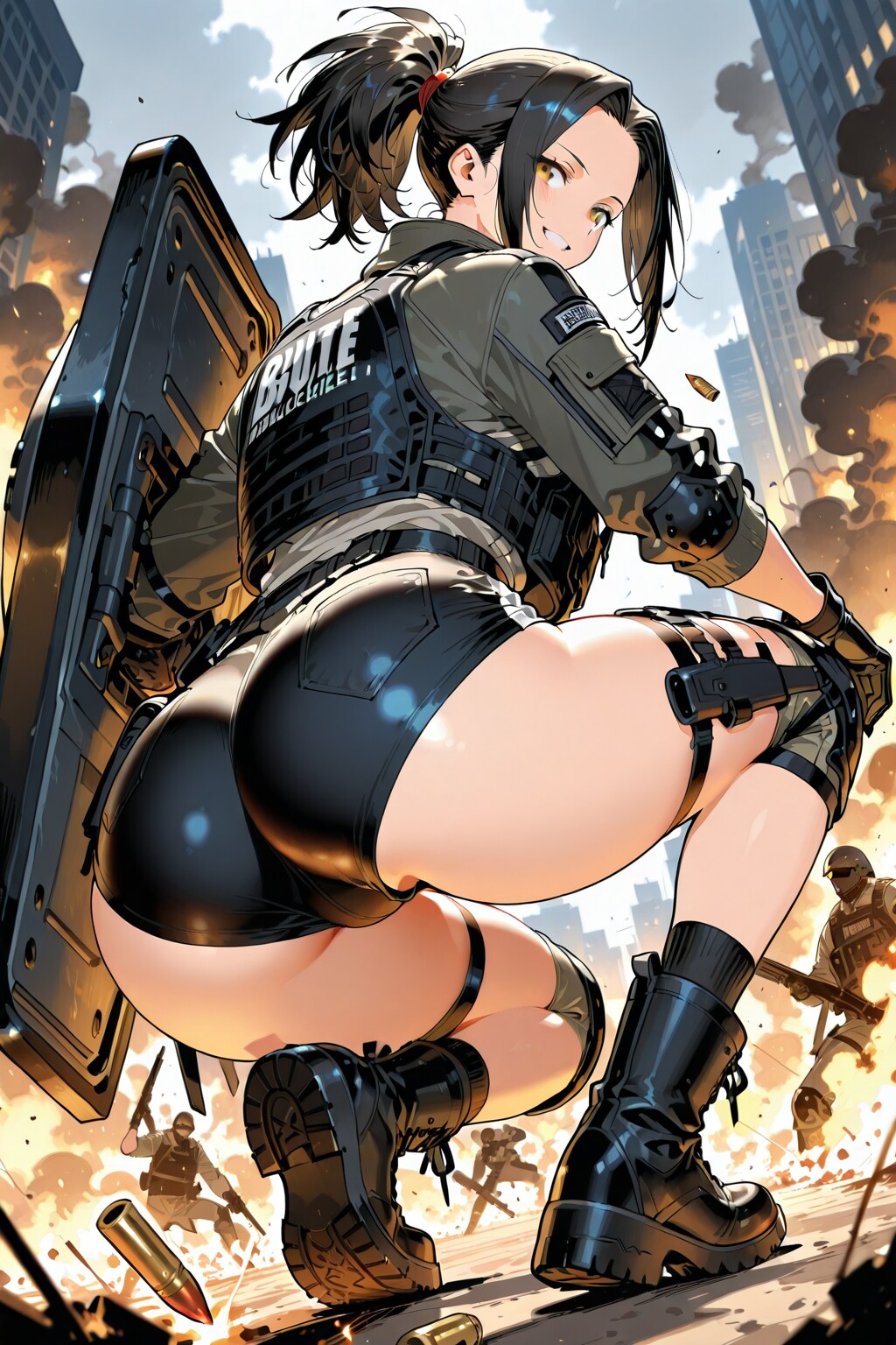前線の防弾・チョキ子
