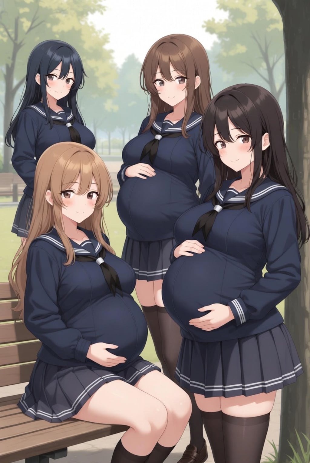 家庭科部という名の子作り部の女子校生たち