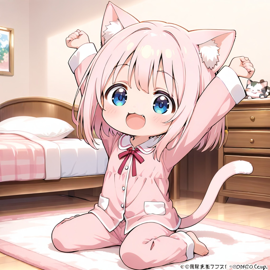 おはようにゃん | の人気AIイラスト・グラビア