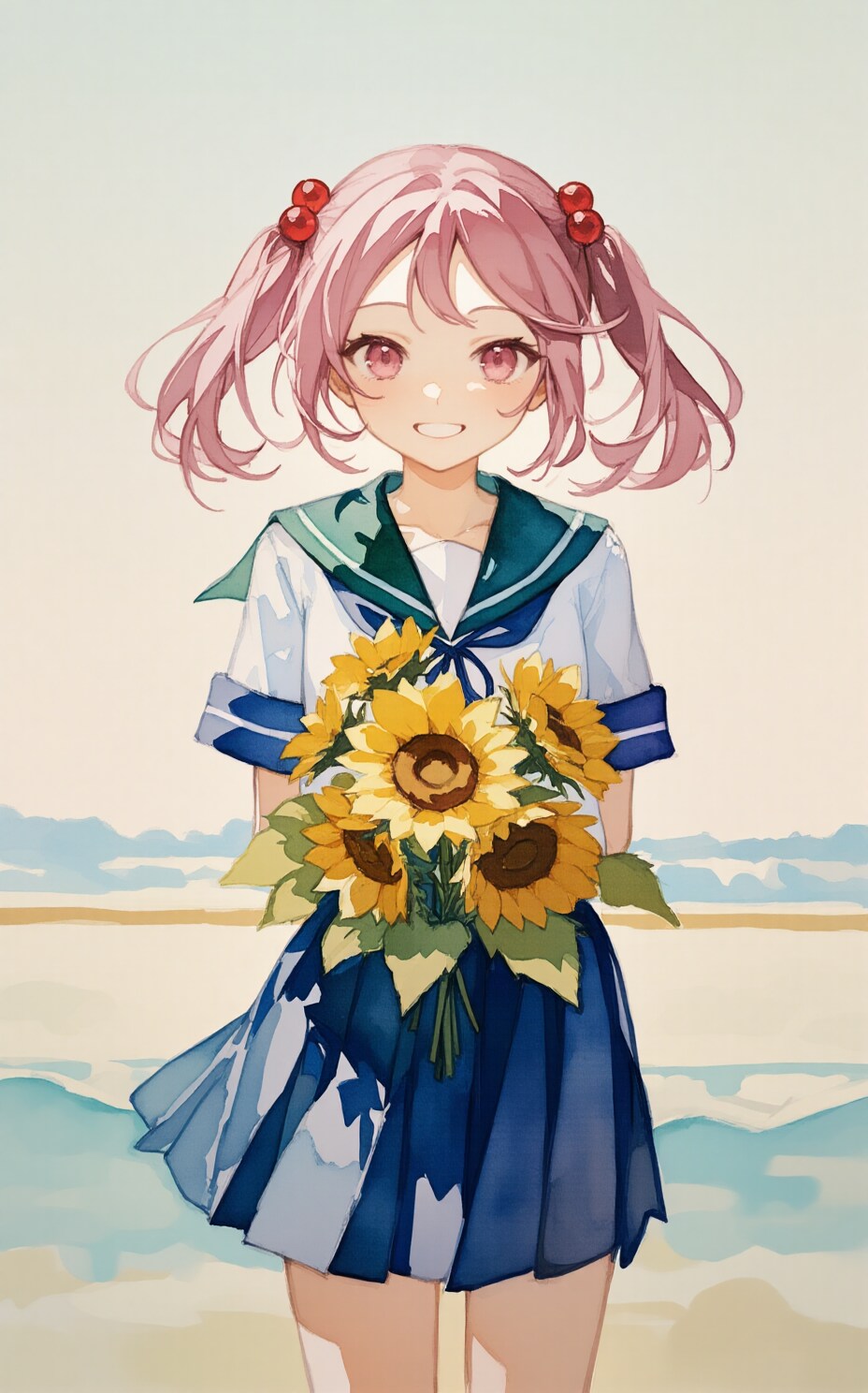 向日葵のブーケ | の人気AIイラスト・グラビア