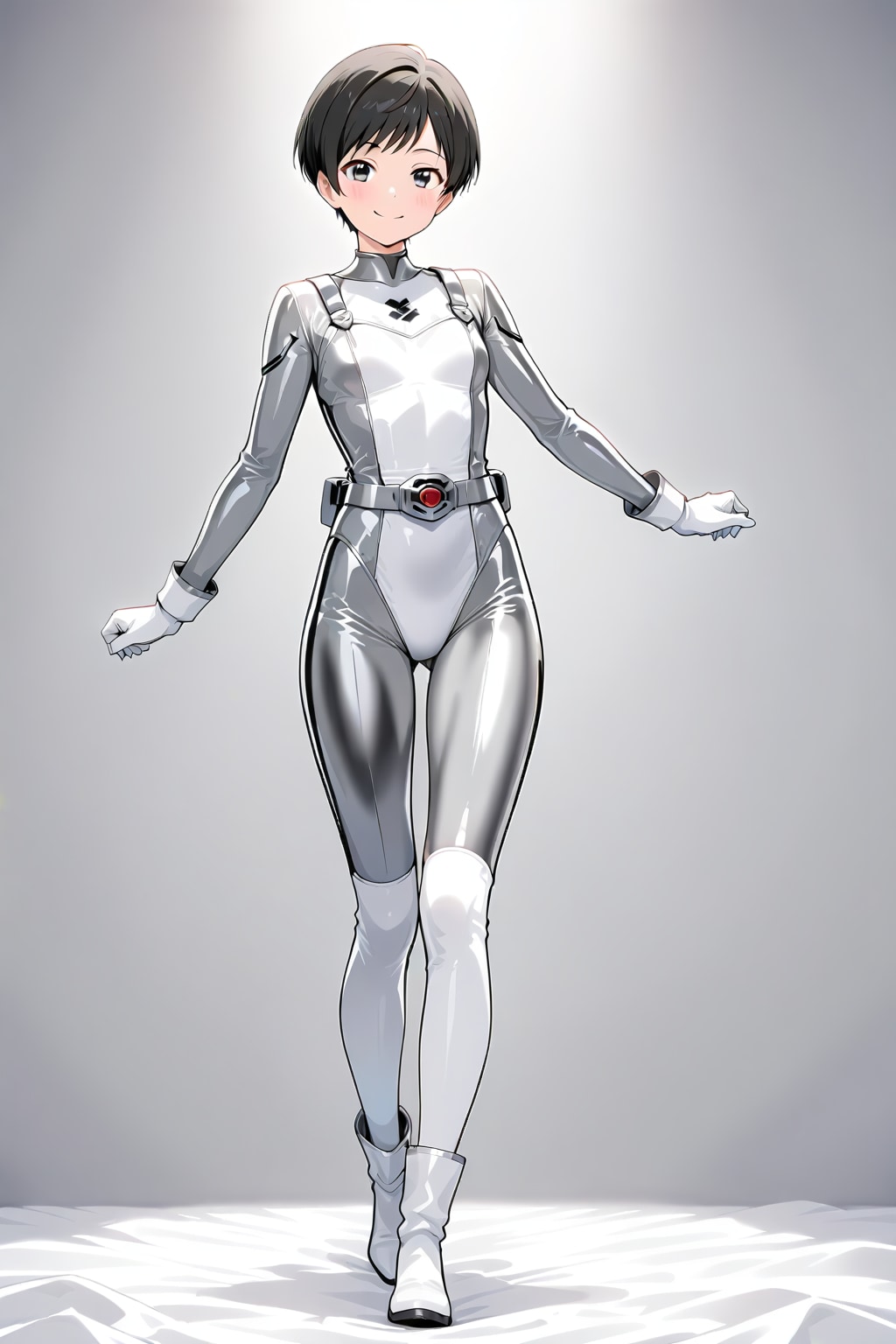 戦隊ヒロインのような女の子