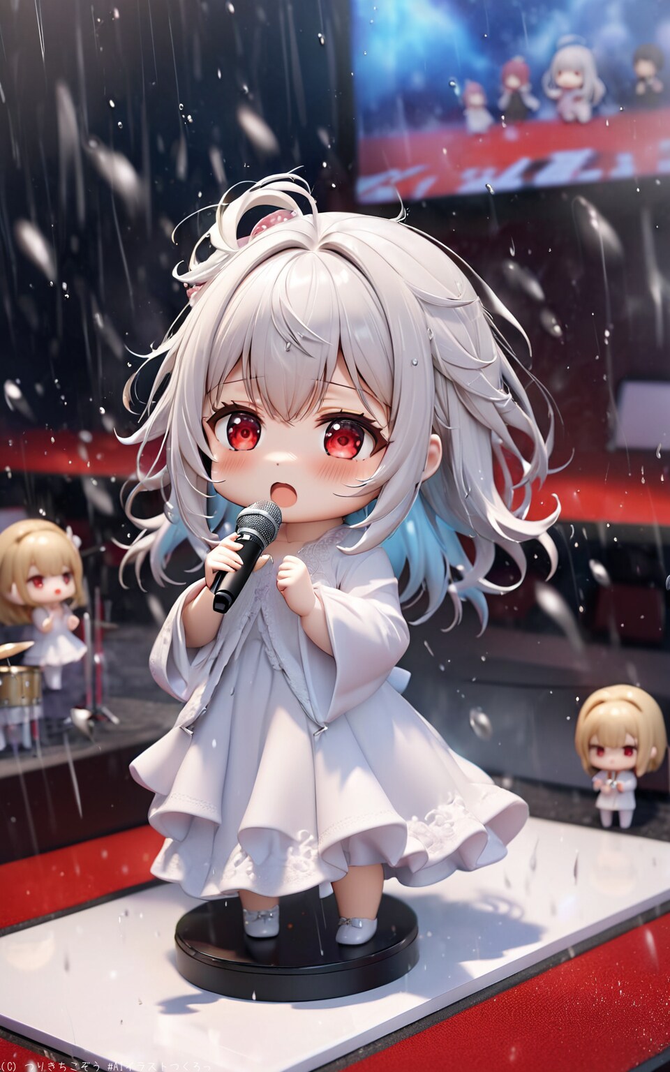 雨降りの熱唱 | の人気AIイラスト・グラビア