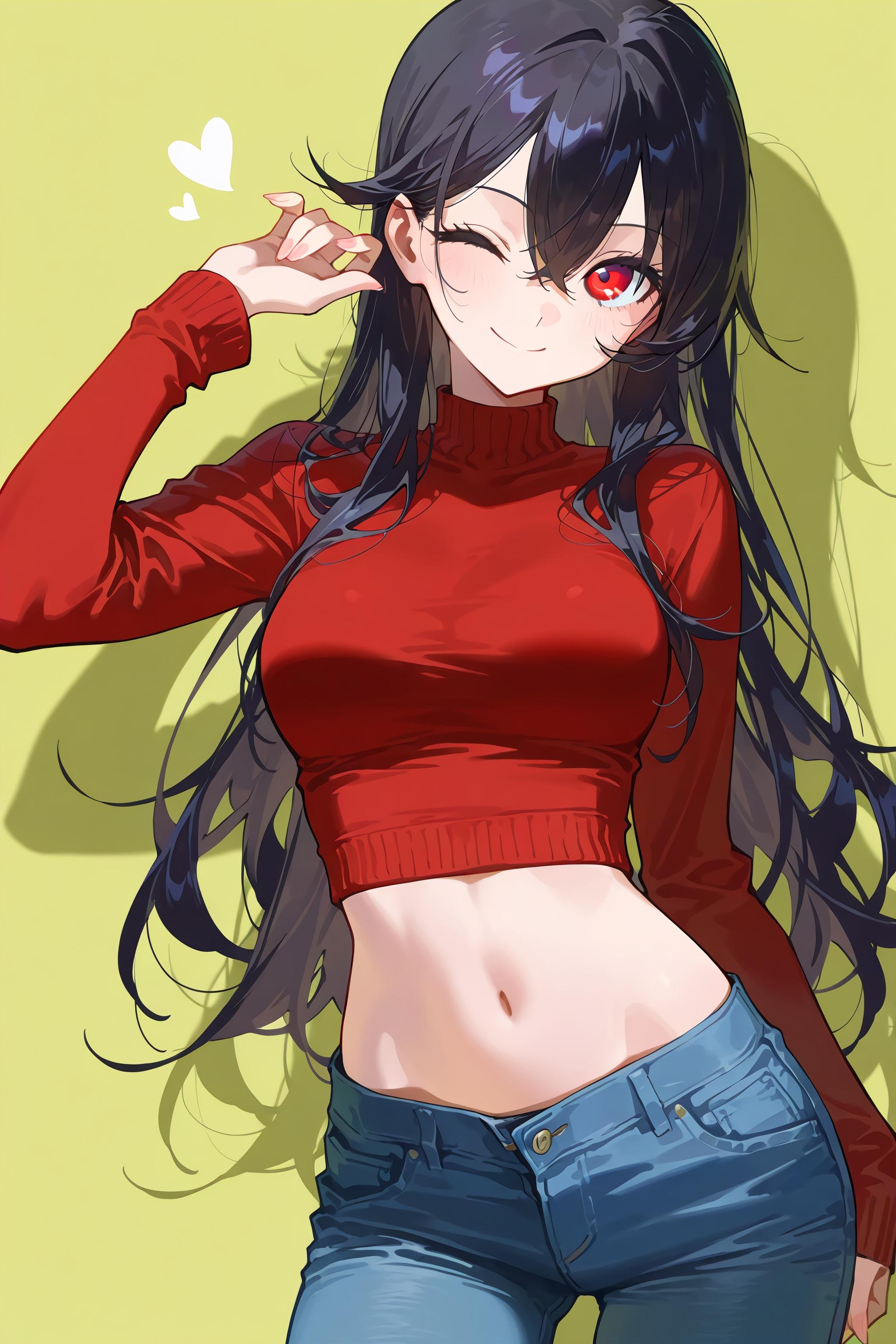 へそ出しリナちゃん