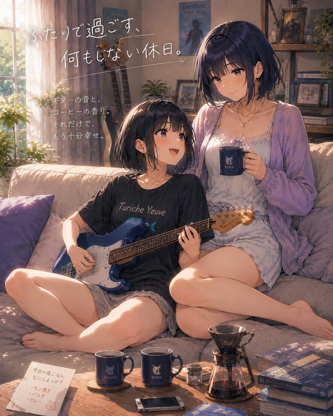 ふたりで過ごす、何もしない休日。
