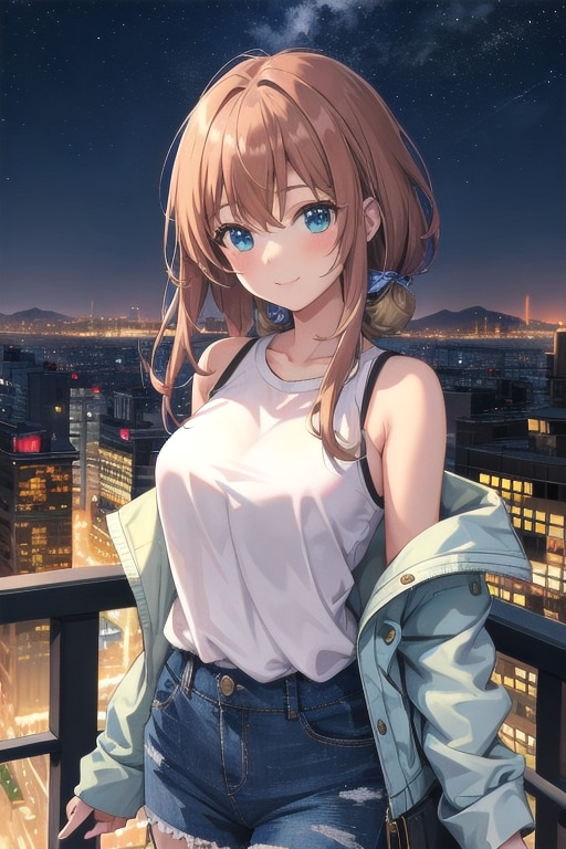 夜のきらめき | の人気AIイラスト・グラビア