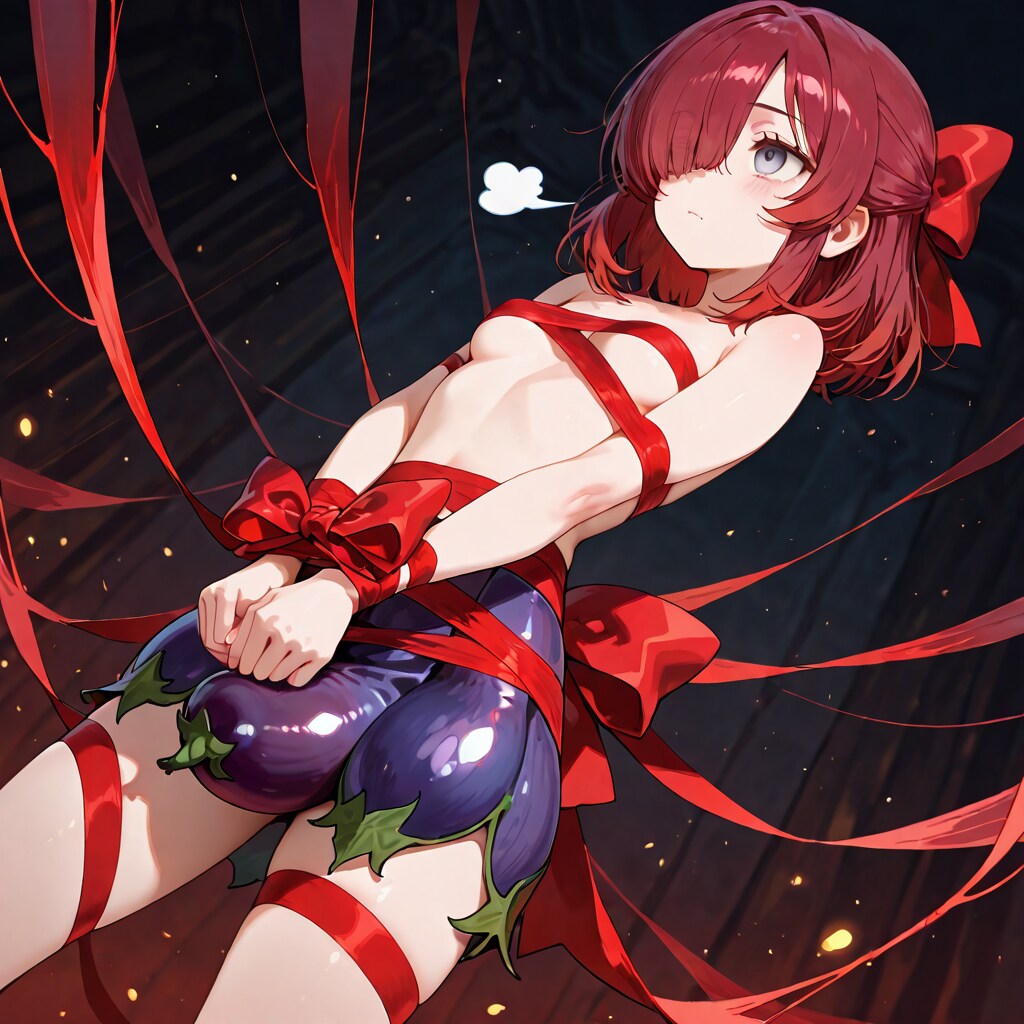 茄子デコ盛りスカート