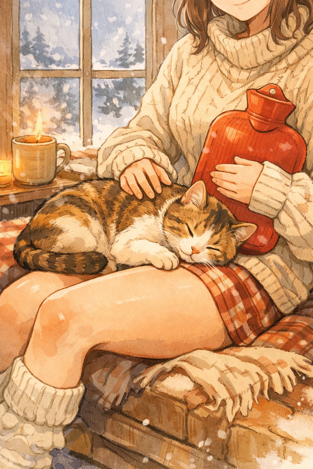 ❨ O le mafanafana o se pusi ma le mafanafana o se fagu vai vevela❩ | の人気AIイラスト・グラビア