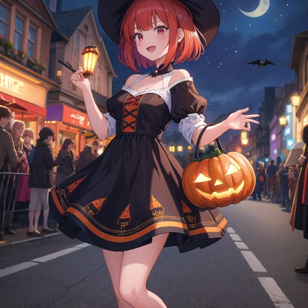 ハロウィンコスプレ魔女