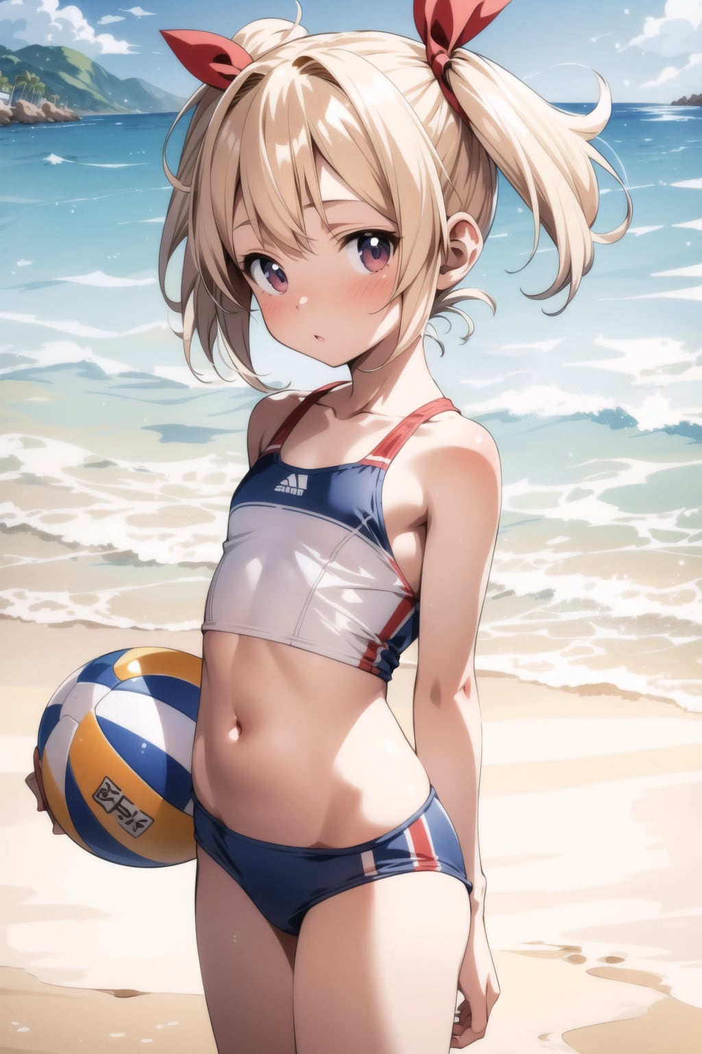 ビーチバレー少女