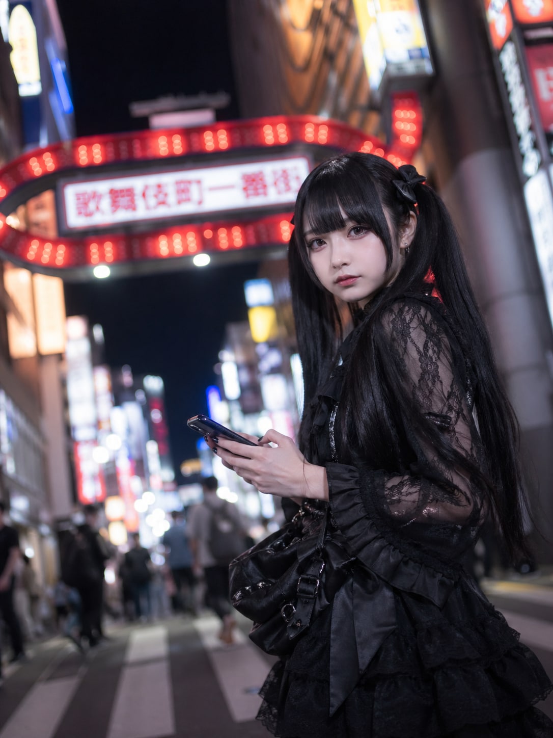 歌舞伎町ゴスファッション | の人気AIイラスト・グラビア