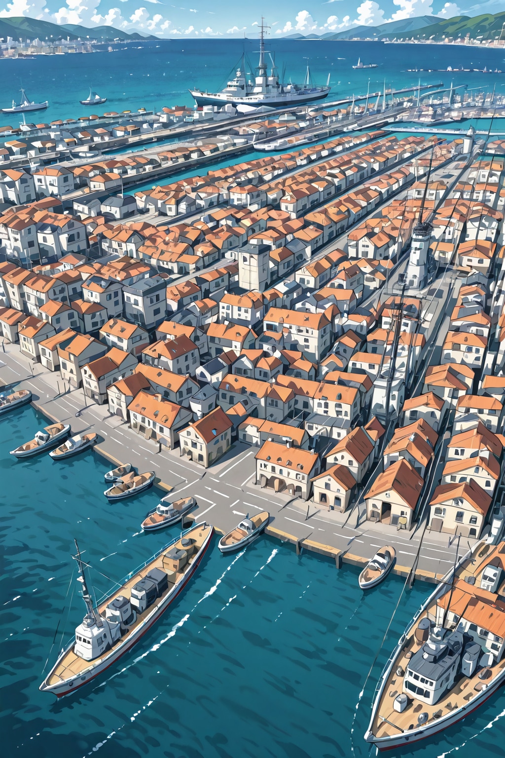 港町 | の人気AIイラスト・グラビア