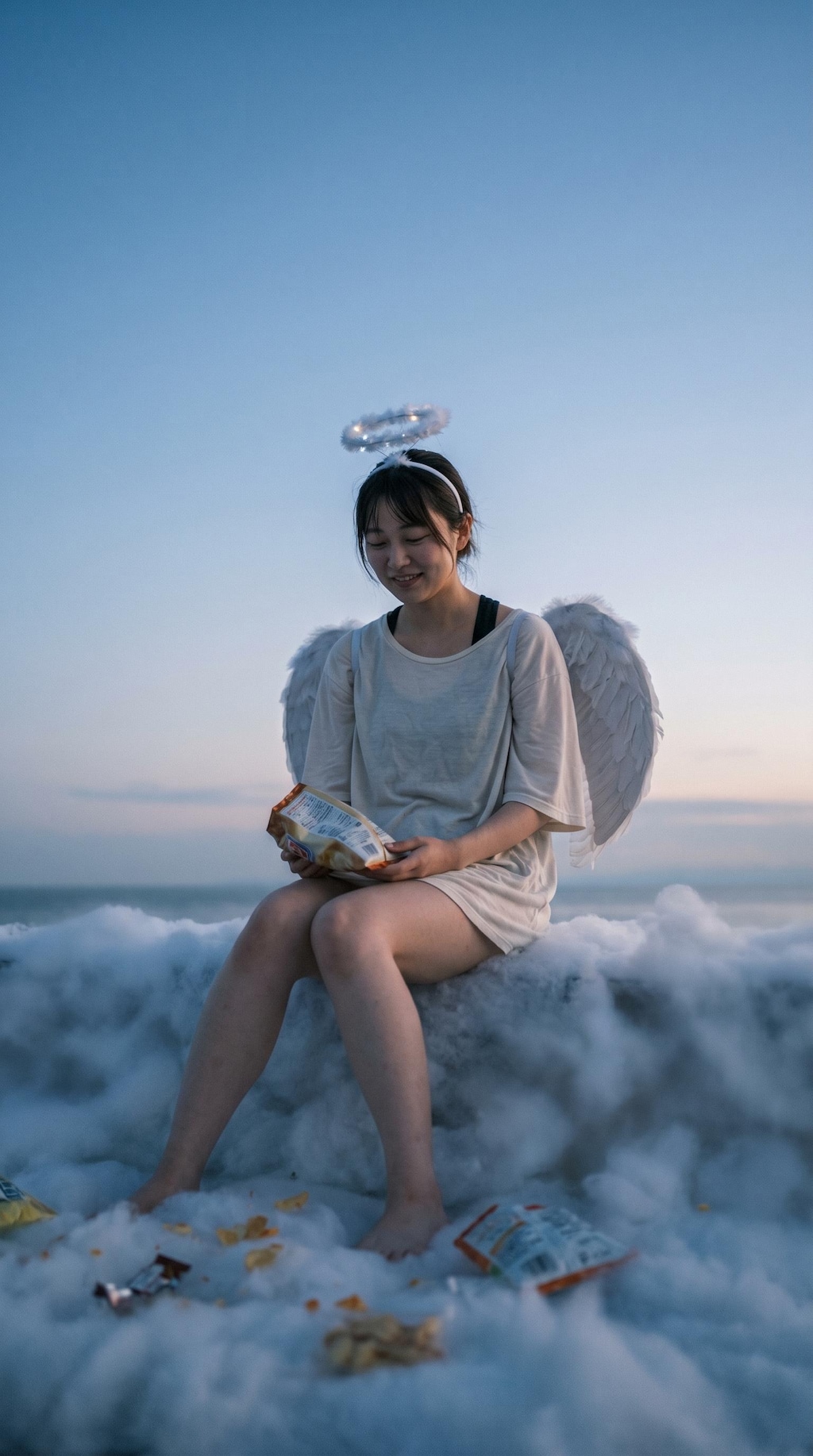 An Angel on Her Day Off